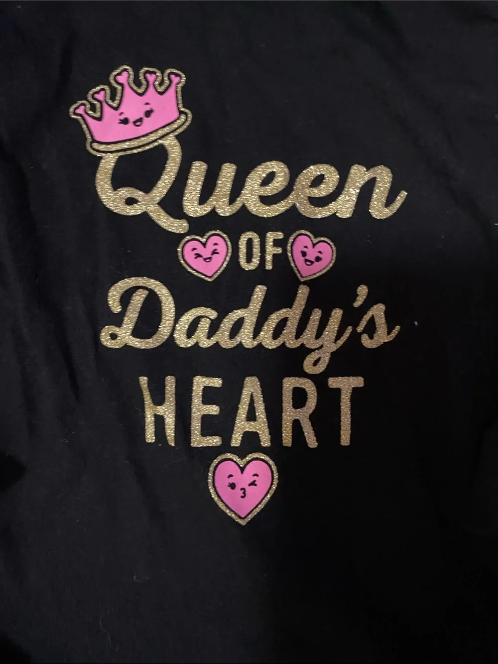 The children’s place girls size 9-12mo queen of daddy’s heart Baby